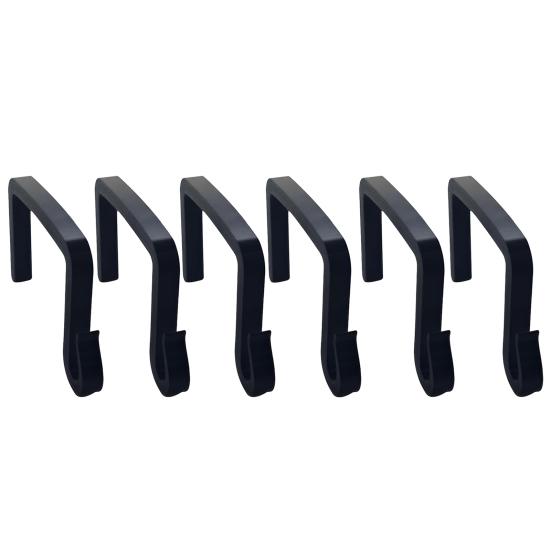 1/2/3/4/5/6/12Pcs Light String Hook Easy Installation No Drilling Lights Cords Banners Hook Weather Resistant Tool-free Light Hook