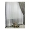 Ta Natural Border Tulle Curtain That Doesn't Require Ironing Closely Pleated