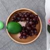 20cm Wooden Plate Round Natural Wood Serving Tray Tea Food Server Dishes Water Drink Platter