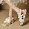 Sandals with Wedge Heels New Summer Outerwear Thick-soled Shoes