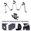 3Pcs Curtain Rod Bracket 19Mm R-Type Premium Steel Simple Install Suitable for Multiple Occasions Window Dressing Bracket