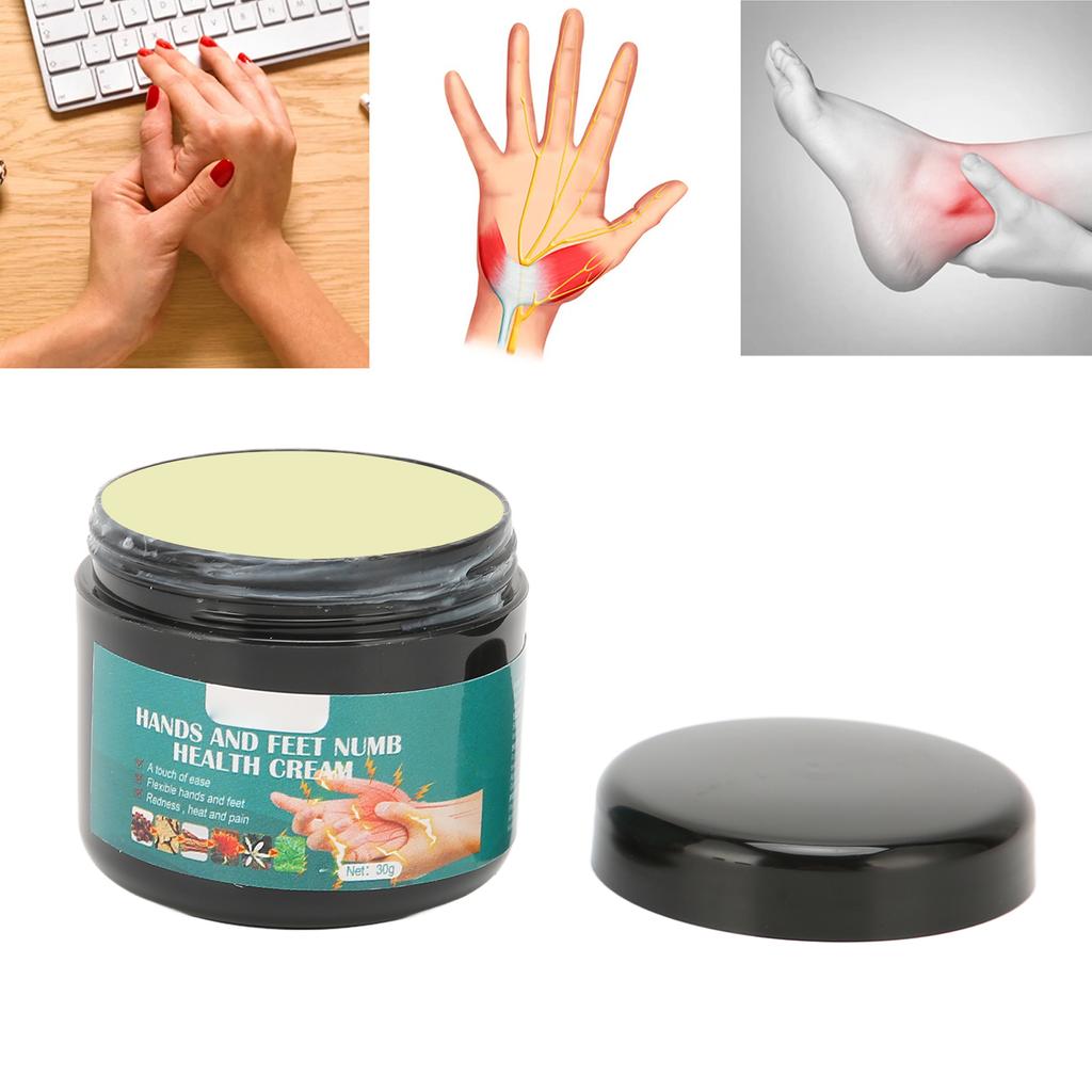 Hand Foot Numbness Cream Gentle Natural Ingredients Easy to Absorb Foot Pain Relief Cream for Hand Foot 1.1oz