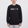 Li-Ning Fitness Series Letter Print Loose Round Neck Pullover Sweatshirt Men Sweatshirt Black AWDU947-1