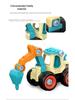 Children's Engineering Excavator Toy Set with Detachable Parts