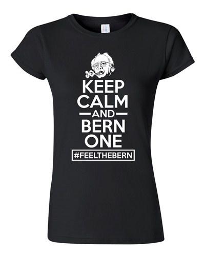 Junior Keep Calm And Bern One Feel The Bern President Campaign DT T-Shirt Tee Unisex T-Shirt