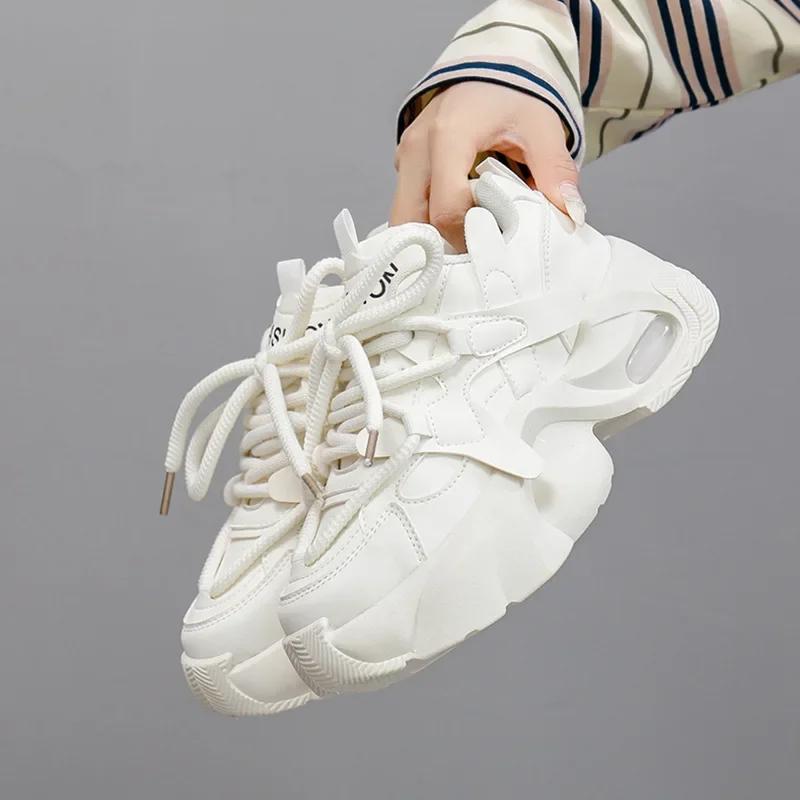 Women Casual Sneakers Autumn New Fashion Casual Sports Shoes Women Platform Lace-up Student Sports Running Shoe Zapatillas Mujer