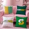 Subway Cushion Cover 2-in-1 Reversible Plush Pillow Cover | Car/Sofa/Bed | Perfect Gift