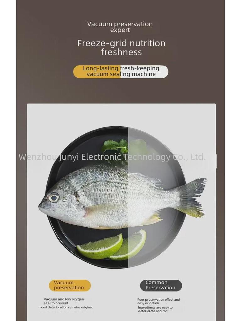 Automatic Vacuum Sealer: Fresh Snack Bag Sealing Machine for Home Use