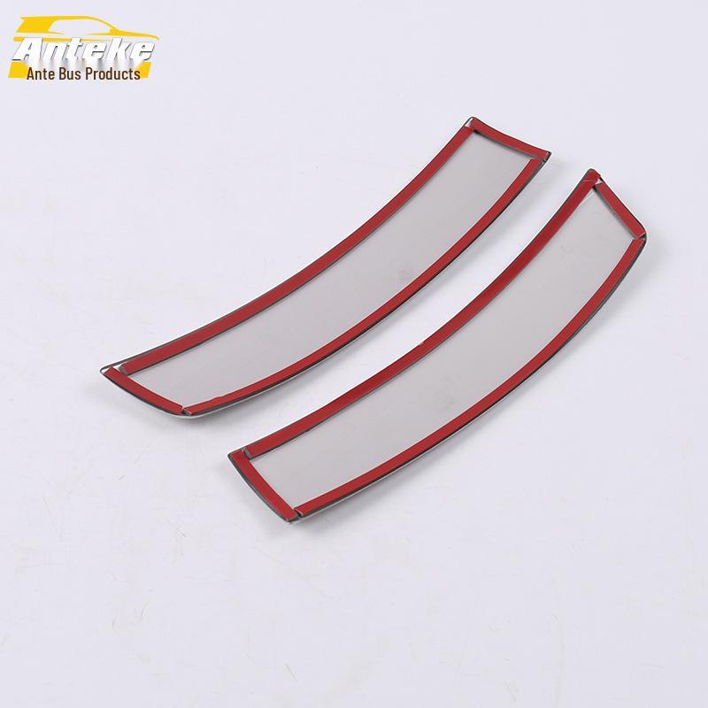 19 A200L Front Bumper Side Vent Trim: Left & Right Bright Pieces
