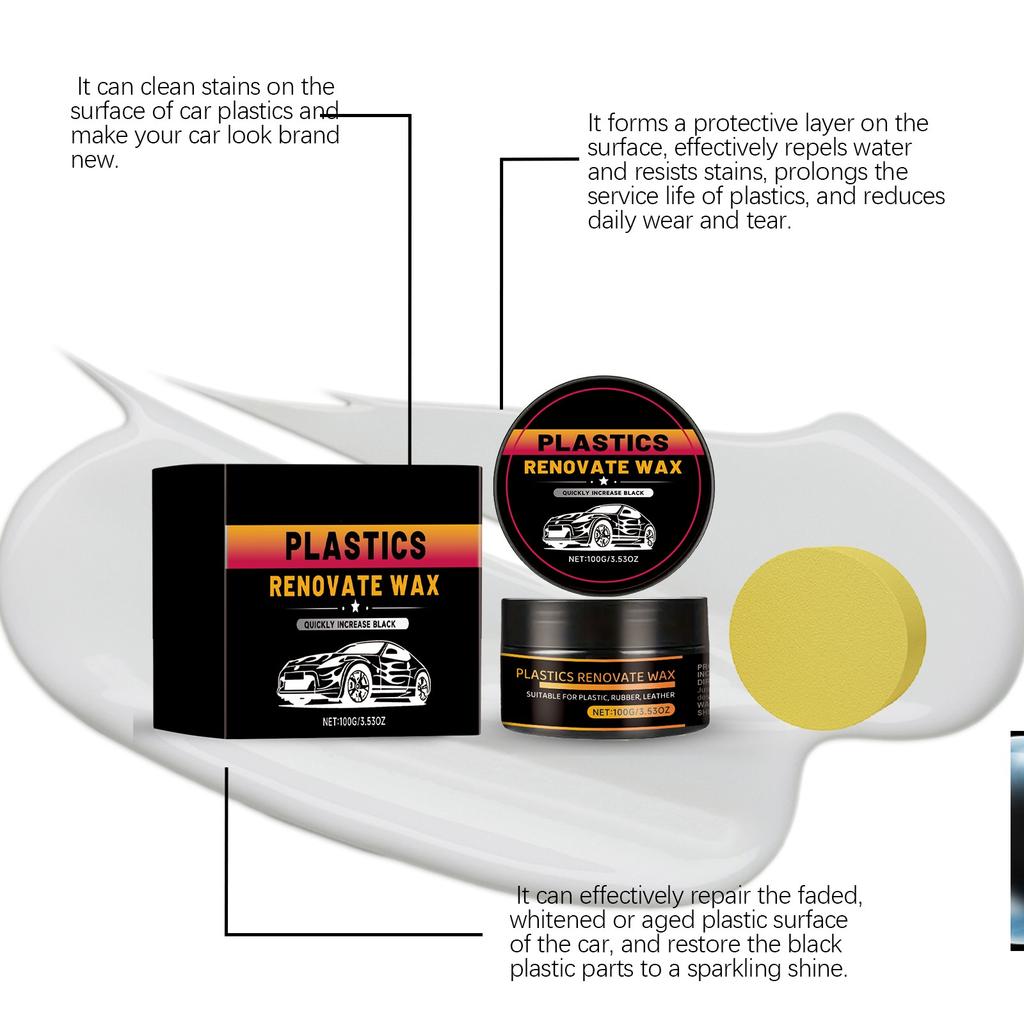 Auto Kunststoff Creme Auto Kratzschutz Dekontamination Strahlend Wie Neu Kunststoffpflege Und Creme