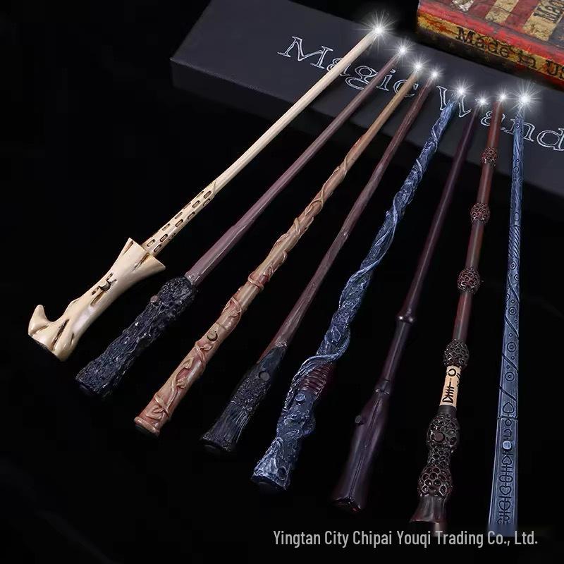 Bacchetta Luminosa di Harry Potter: Hermione, Silente, Voldemort, Piton – Alimentati a Batteria a Bottone