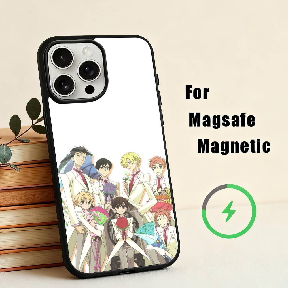 O-Ouran High School host Club  Phone Case For iPhone17,16,15,14,13,12,11 Plus,For Magnetic Wireless Charge Cover iphone16e