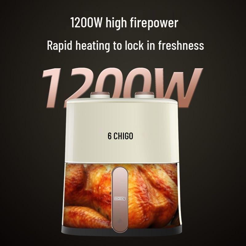 Wielofunkcyjna frytownica powietrzna Zhigao 25-Model – Duża pojemność, Elektryczny piekarnik beztłuszczowy