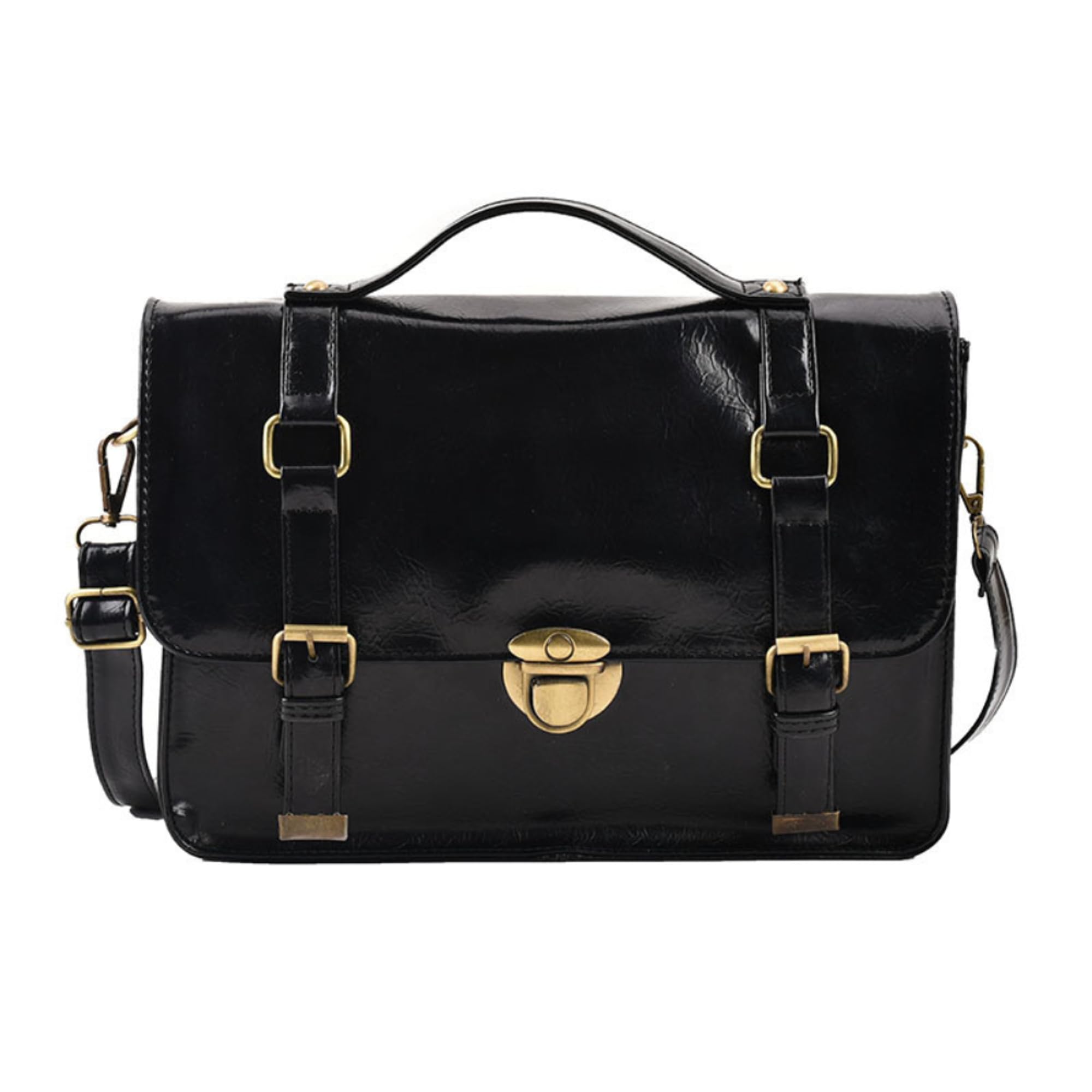 

Сумка-месенджер через плече шкільна препі для школи або в традиційному стилі [ALVEIN] сумка, сумка, жіноча сумка, 3-way, ретро, стиль, робота, (чорний) чорний