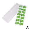 Silicone Ice Cube Trays With Lid Reusable Easy-Release Diy Fruits Stackable Ice Cube Molds For Coffee Cocktail Freezer