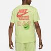 Nike Embroidered Logo Print Sports Crew Neck T-Shirt Men Tops Green DA0990-383