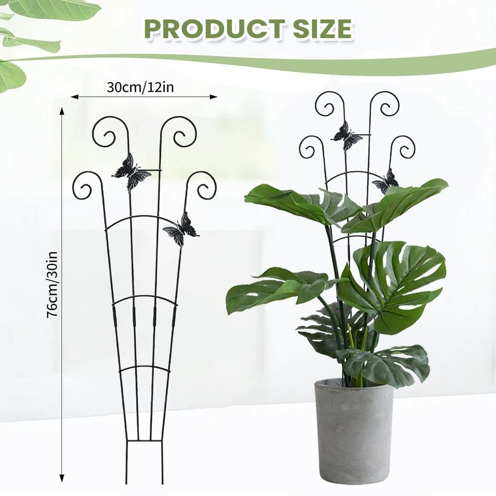 Climbing Plant Trellis Garden Support Cages For Flowers Plants Support Frame Trellis Climbing DIY Flower Vines Pot Stand