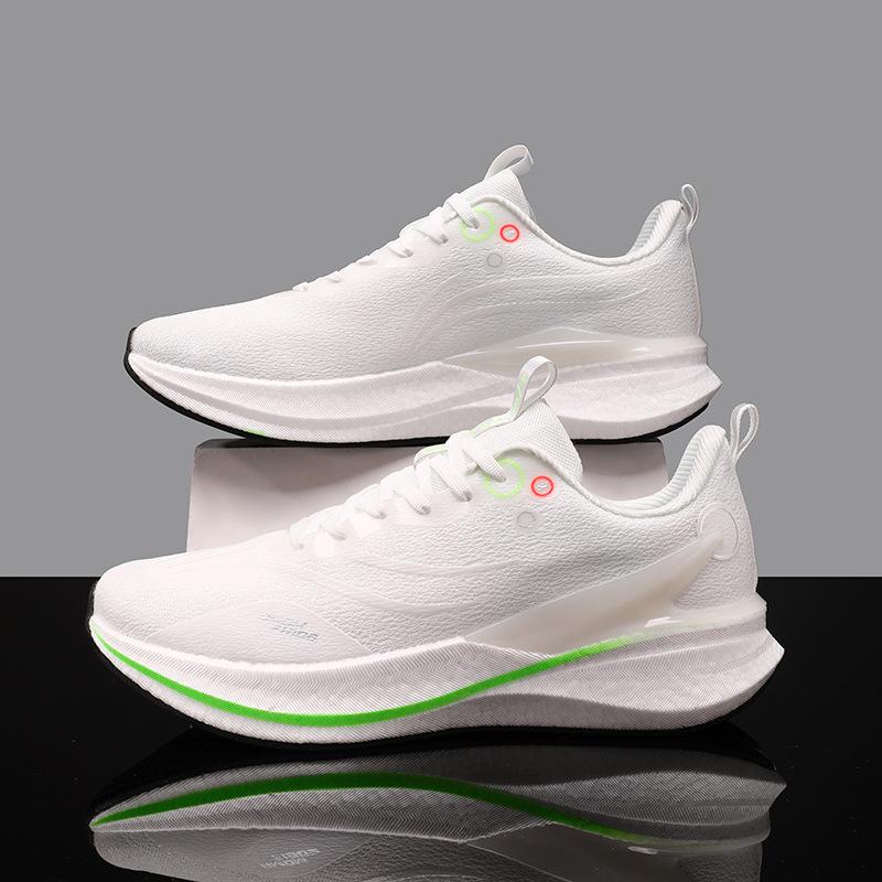 Running Shoes, Sports Shoes, Racing Shock Absorption, Ultra-light Running Shoes, Boys and Teenagers, Students, Carbon Board Racing, Breathable, Fly-w