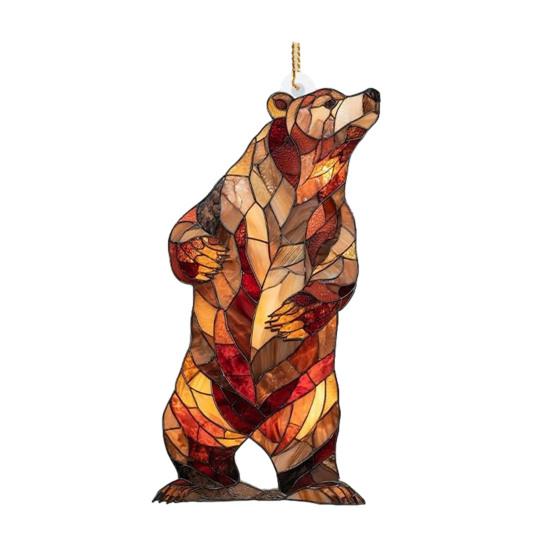 

2D Acrylic Animal Suncatcher Decoration Indoor Outdoor Garden Yard Window Wall Hanging Stained Glass Hanging Ornament N