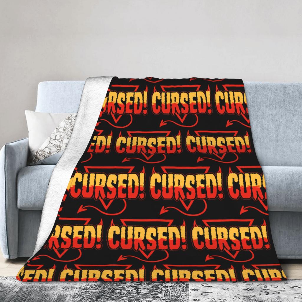 Danhausen Wrestling Funny Very Nice Very Evil Curse Blanket Fleece Spring Portable Throw Blankets for Bed Outdoor Bedspreads