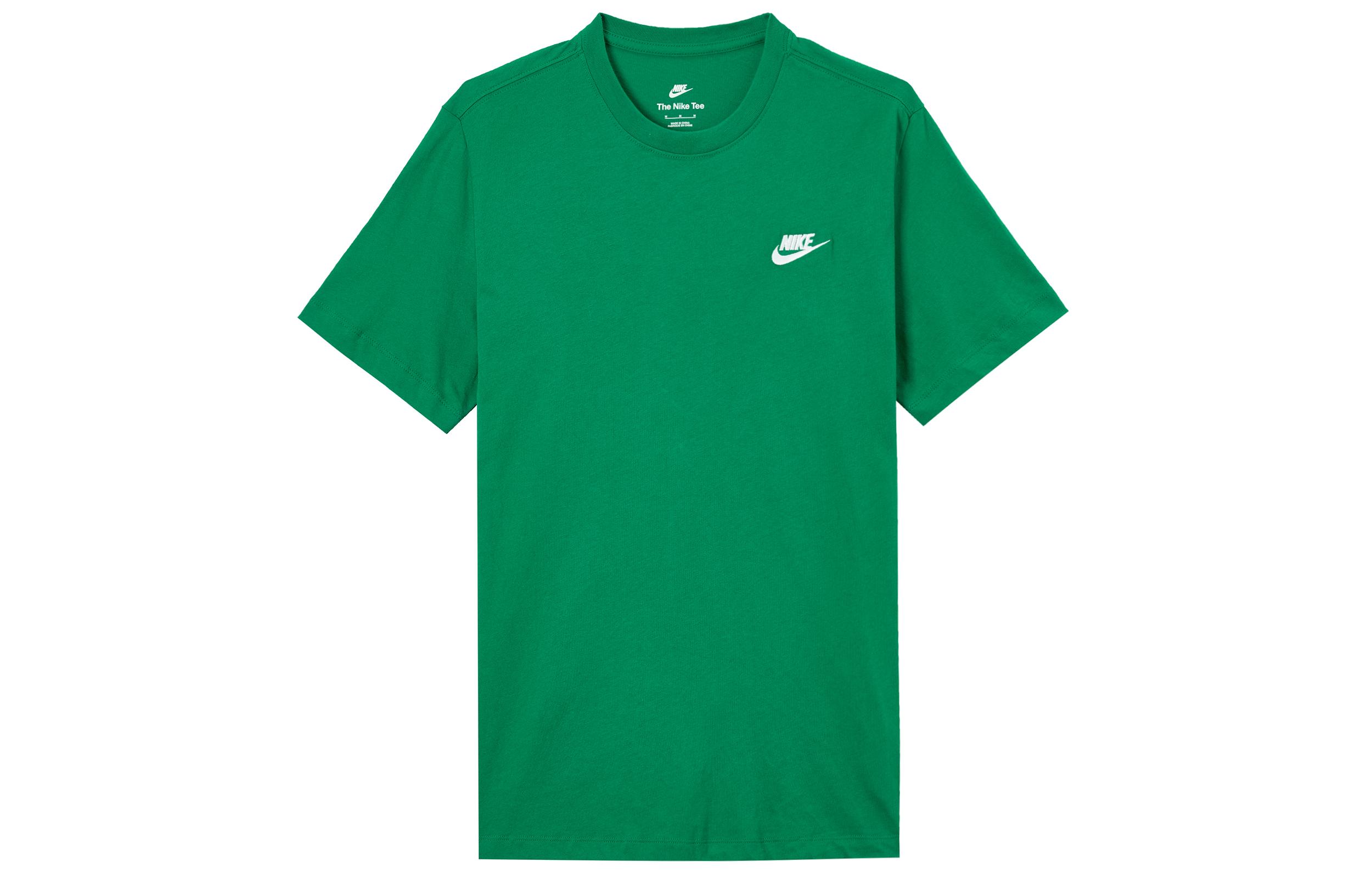 Nike Sportswear Club T Shirt Men s Green AR4999-365 L