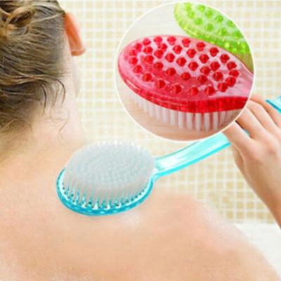 Massagegerät Rücken Spa Lange Natürliche Körperbürste Bad Kunststoffborsten Dusche