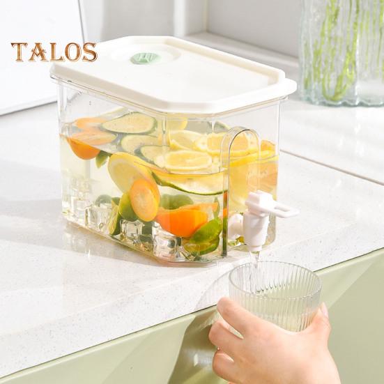 Drink Dispenser with Spigot 3.5L Cold Water Pitcher Beverage Liquid Drink Container for Fridge Lemonade Stand Juice Jug