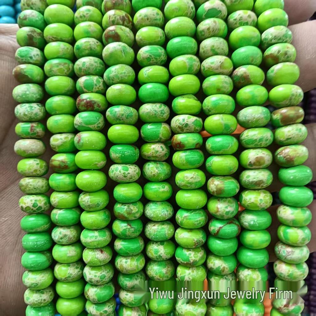 100 Natural Stone 5x8mm Abacus Beads for Jewelry Making – Bracelets & Necklaces