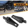 Motorcycle Foot Pegs Phantom Male Mount Footrest Pedals for Harley Sportster 883 Dyna Street Bob Fatbob Touring Road Glide Street Glides Fat Boy
