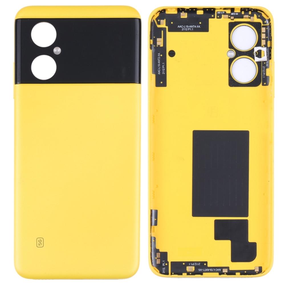 

For Xiaomi Poco M4 5G/Poco M4 5G (India)/Redmi Note 11R 5G OEM Rear Housing Back Cover Replacement Yellow