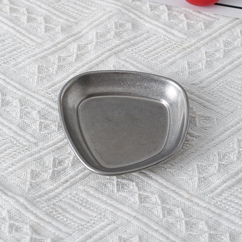 

Korean BBQ Stainless Steel Seasoning Plate for Home & Commercial Use