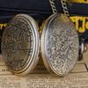 reloj de bolsillo Hombre Bronze Black/Bronze/Silver Exquisite Versatile Quartz Pocket Watch Clock Men Women Gift Steampunk