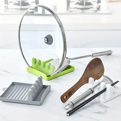 Countertop Pot Lid & Utensil Holder, Kitchen Organizers - Shovel/Soup Spoon/Chopsticks Storage Rack, Kitchen Shelf