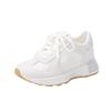 Inner Height Increase Versatile German Training Shoes Women's Shoes 2025 New Thick-soled Forrest Gump Dad Shoes Soft Leather Casual Sports Little