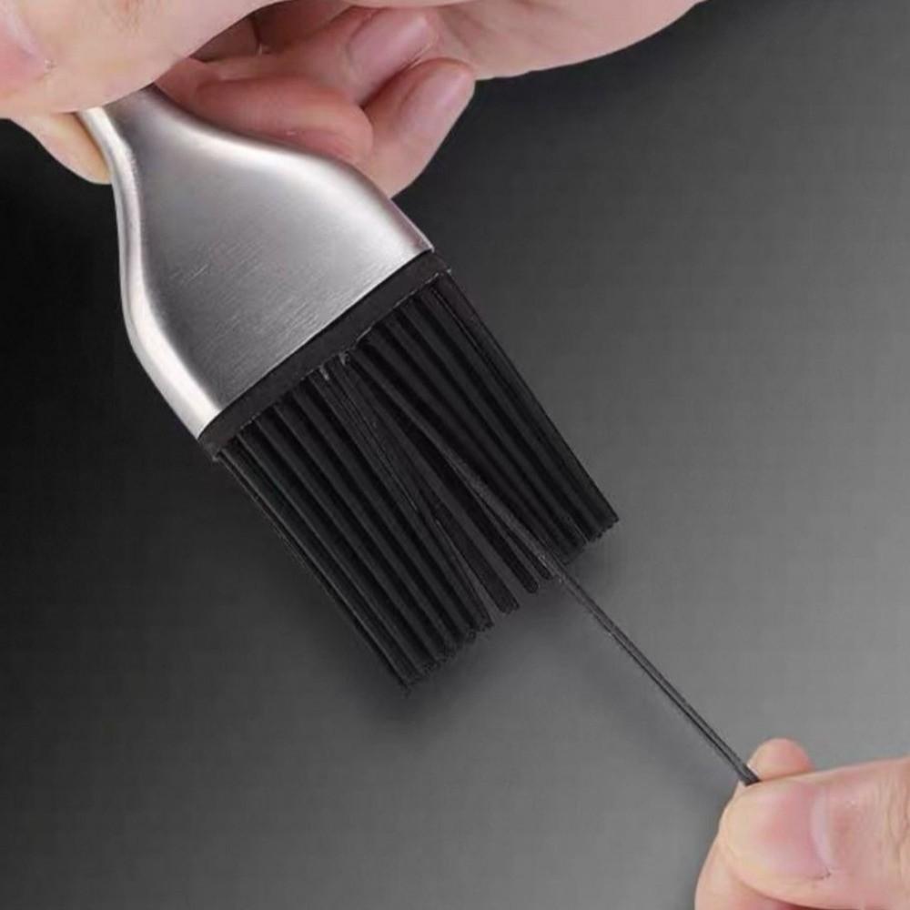 Stainless Steel Pancake Brush Heat Resistant Butter Brush Professional BBQ Brush  Kitchen
