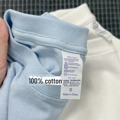 Women's Light Blue Loose Cotton Short-Sleeve T-Shirt - 2025 Summer All-Match Casual Commuting Slim Top