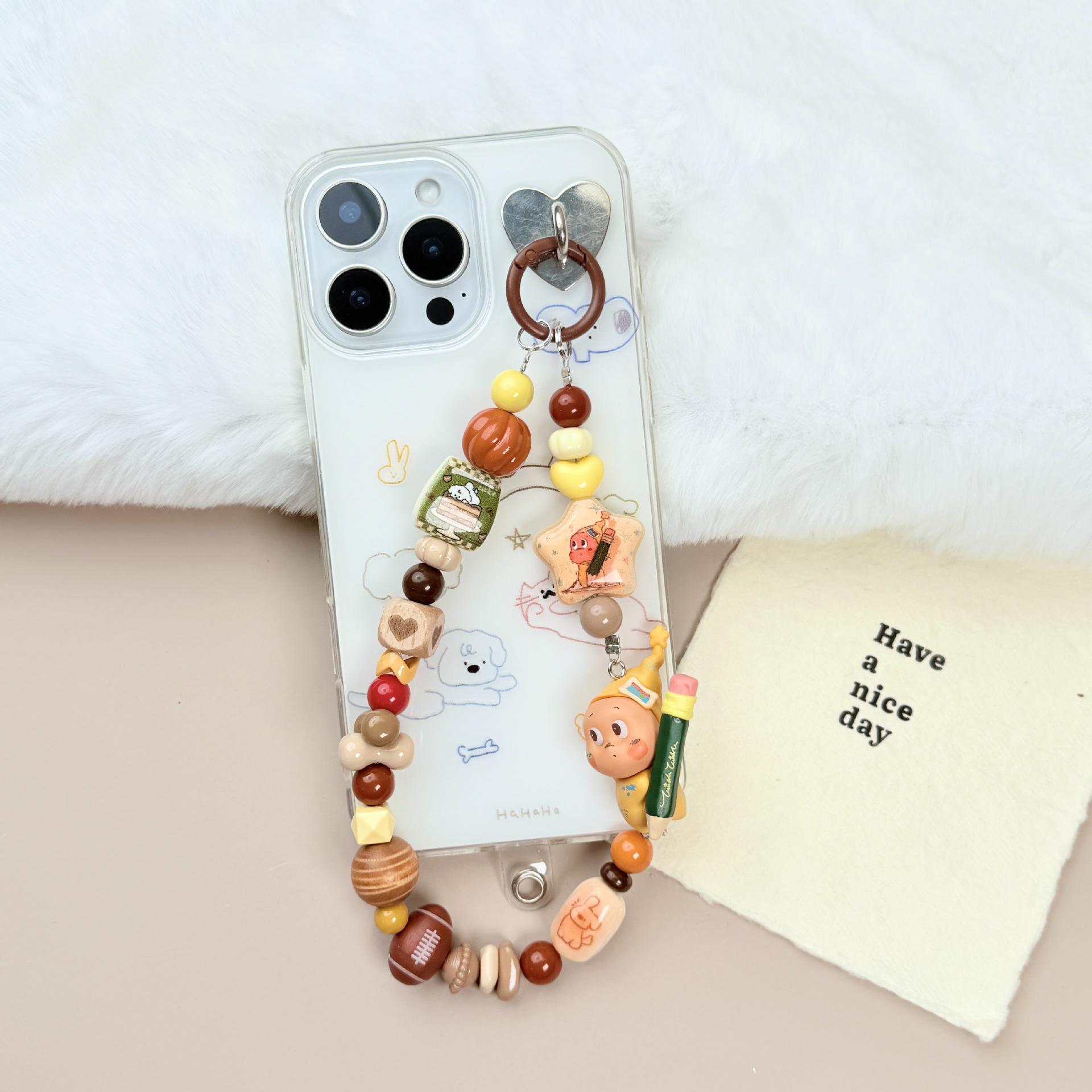 Star Bead Doll Phone Chain & Keychain Ornament