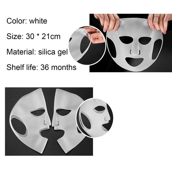 Face Cover Practical Breathable Silicone Speed Up Absorption Face Cover for Home