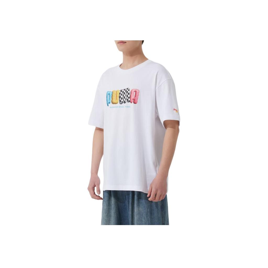 New PUMA Sports Life Collection T Shirt Men's White 632983-02