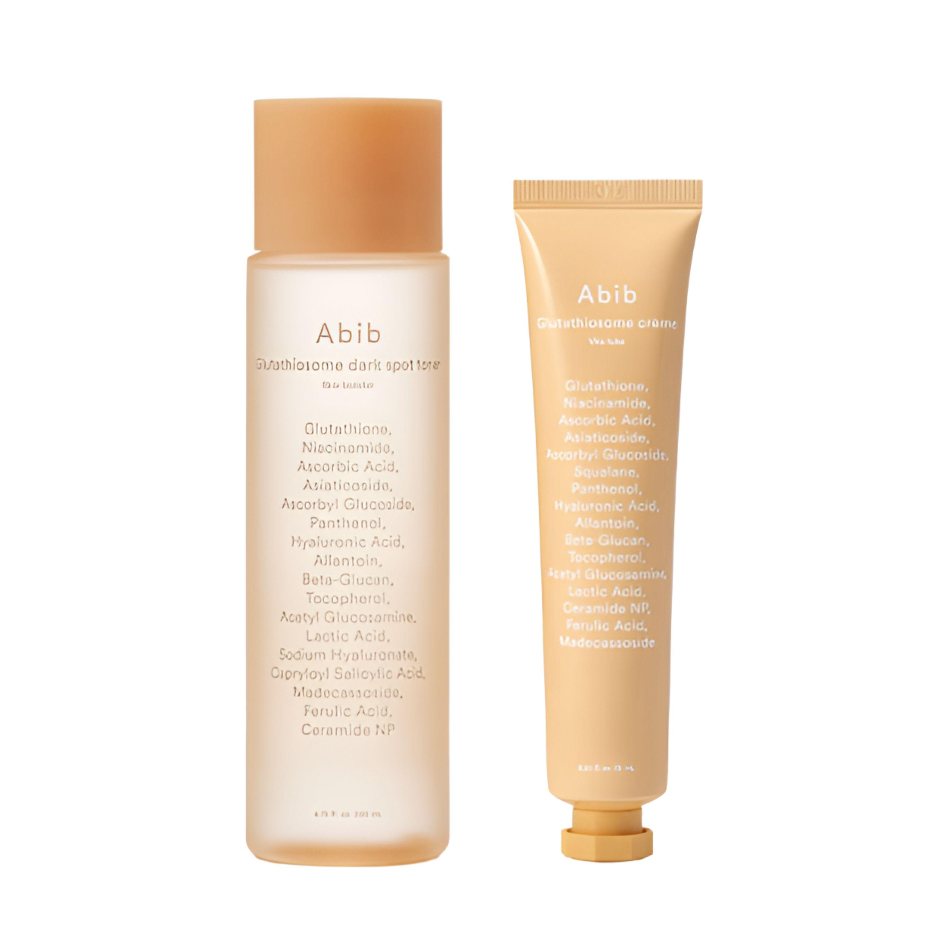 ABIB Glutathiosome Dark Spot Toner Skin Booster 200ml + Glutathiosome Cream Vita Tube 75ml Set
