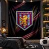 Duvara Asılan Goblen Aston Villa Futbol Baskılı Kumaş Salon Yatak Odası Ev Dekorasyonu İçin