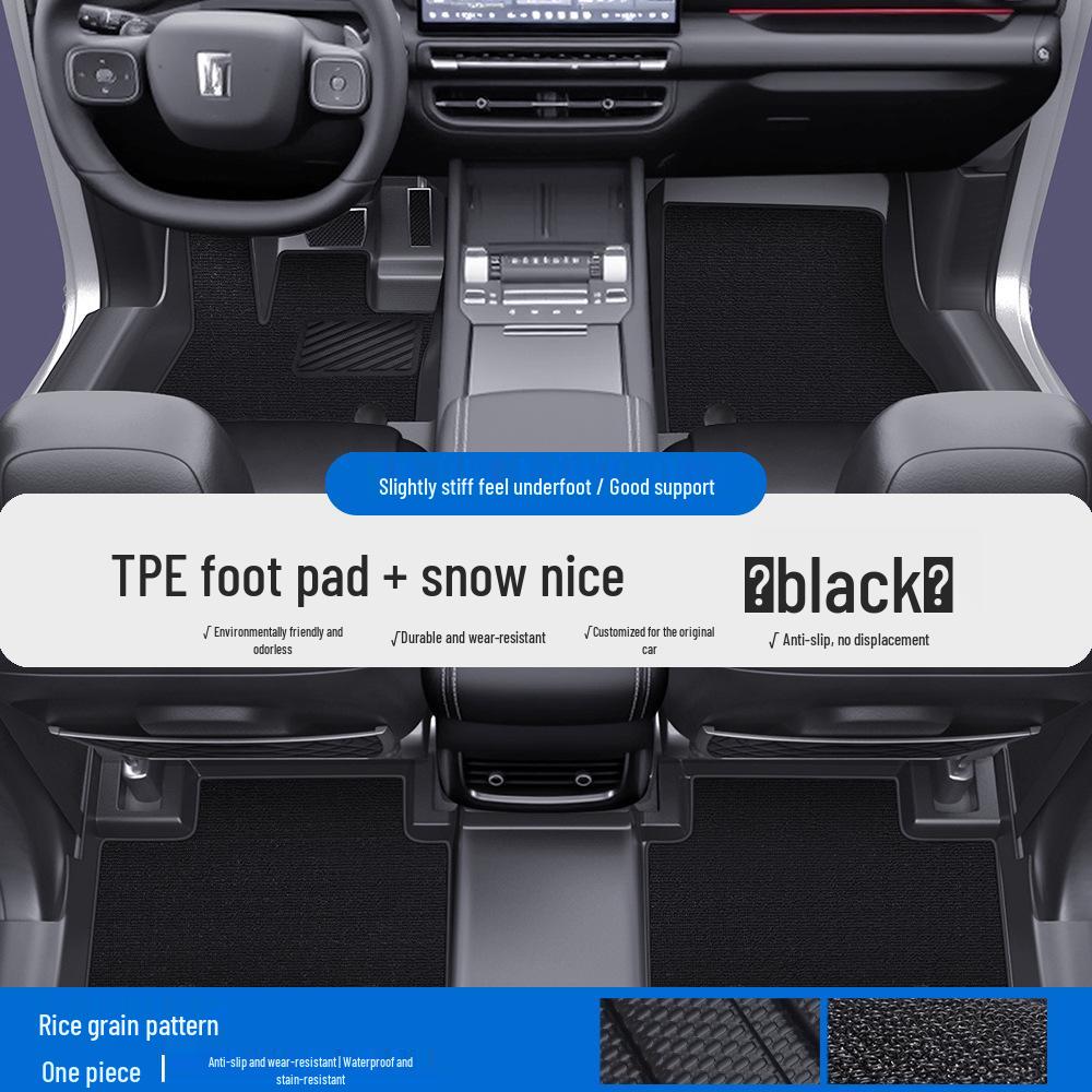 Tank TPE Car Floor Mats for Models 300, 400, 500, 700 - Full Coverage Waterproof Silk Coil Mats with Door Sill Protection