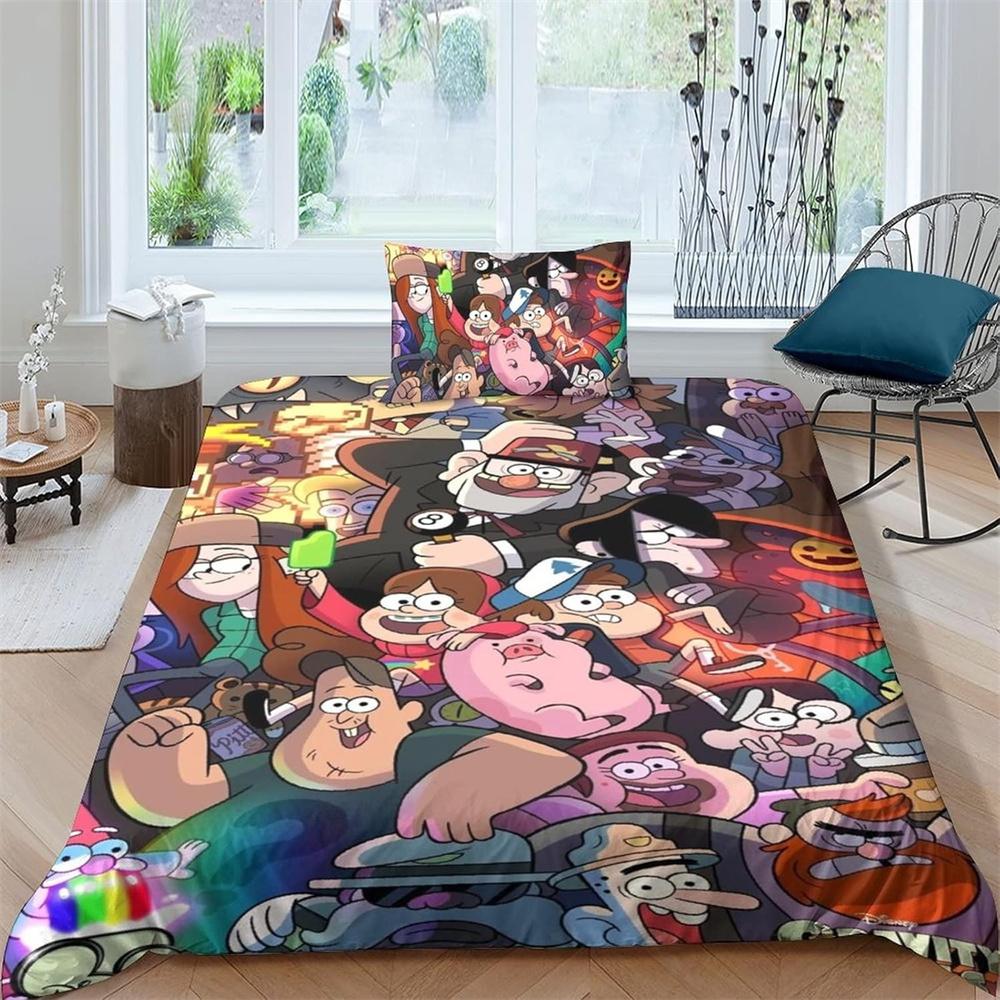 

Cartoon Finding Nemo 3d Bedding Set For Boy Girl Children Kids Adults Bedroom Decor 2/3pcs Duvet Cover Set Pillowcase Bedclothes (135x200cm)