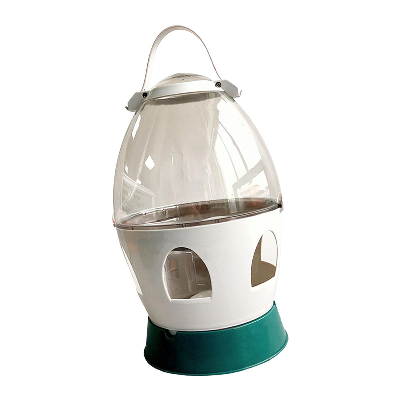 

Pigeon Water Dispenser Automatic Feeder Water Container with Handle Bird Feeding Drinker for Dove Duck Bird Cage Accessories