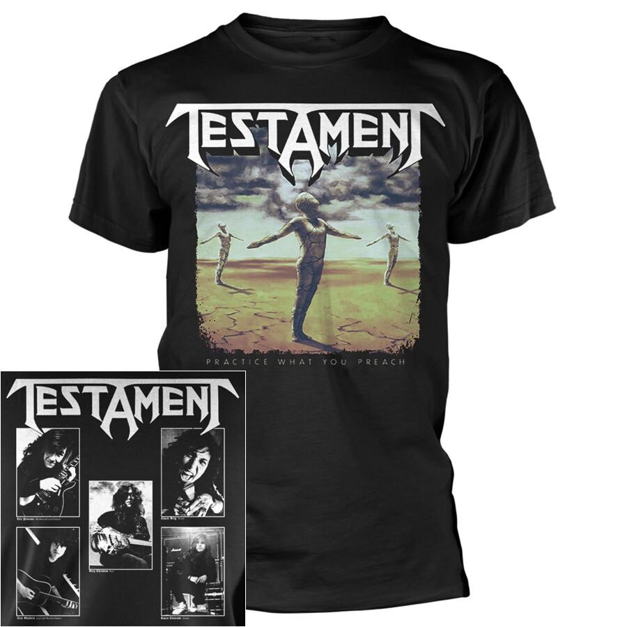 Testament Practice What You Preach Shirt S-3XL Official Thrash Metal Band Tshirt XXXXL