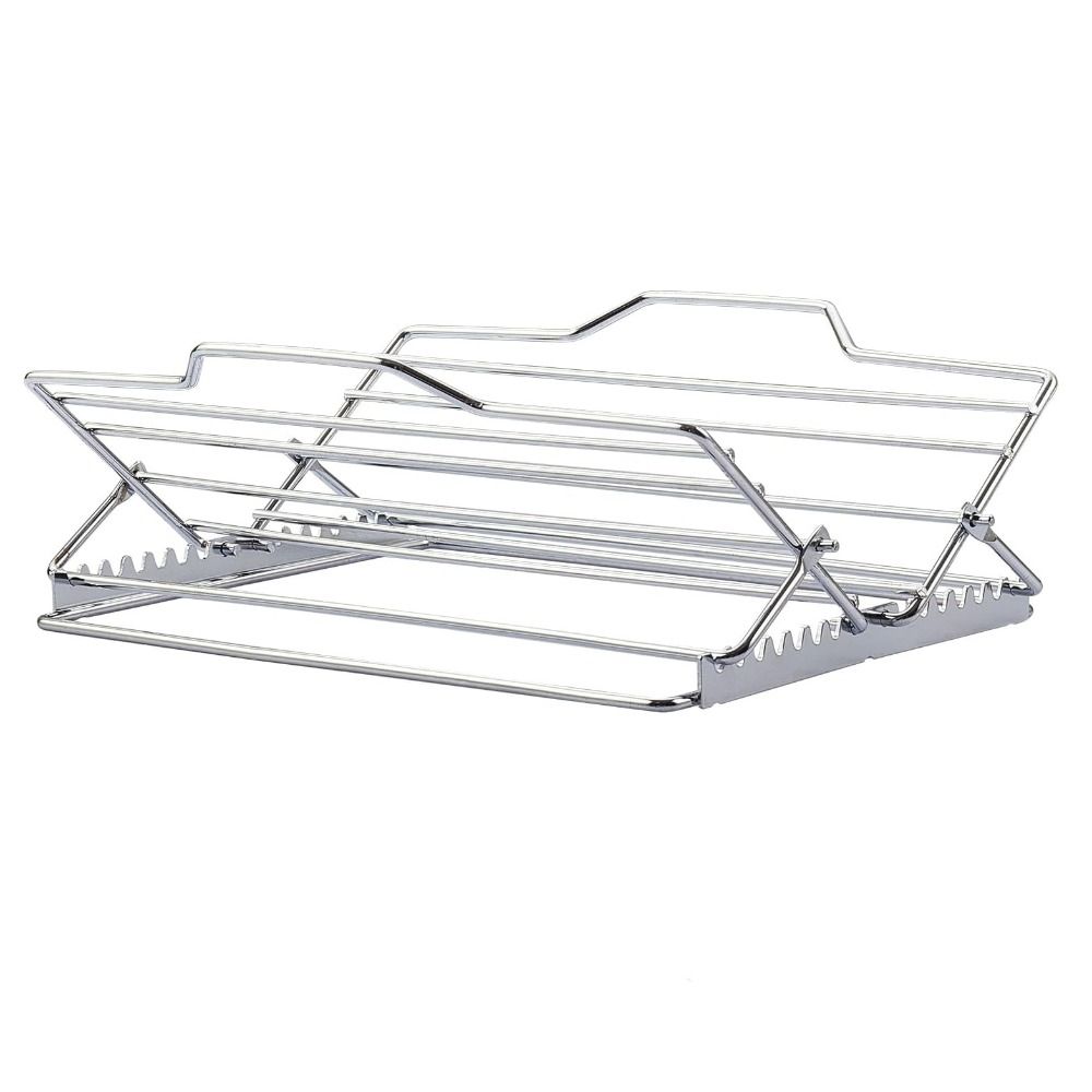 Adjustable Roasting Rack Non-Stick Turkey Chicken Rack Premium Foldable Oven Rack  Dishwasher