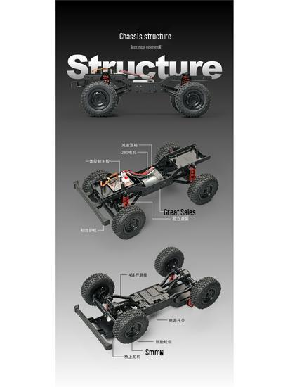 99S Remote Control Climbing Car: 4WD Off-Road Simulation RC Model