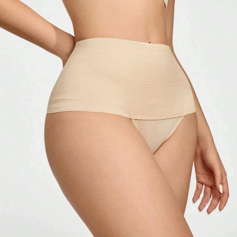 

Женские высокоэластичные брюки с высокой талией для контроля живота, корректирующее белье, нижнее белье, больших размеров 3XL абрикосовый