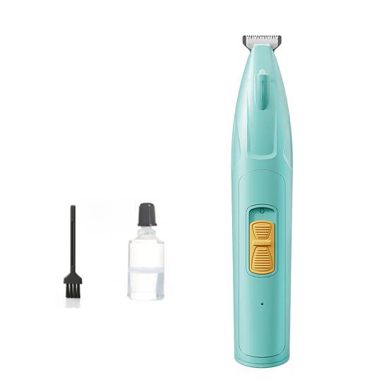 Dog Paw Trimmer with LED Light Low Noise USB/Battery Powered Pet Hair Trimmer Waterproof Pet Hair Shaver for Dogs Cats