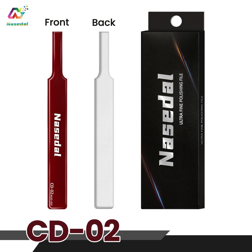 Nasedal Glass File Updated 2.0 Washable for Gunpla Scale Model DIY Nub Mirror Polishing Small Flat Surface Sanding Tool #600-800